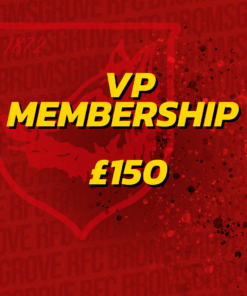 VP Membership £150 Donation 26-27 Season